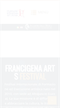 Mobile Screenshot of francigenafestival.it